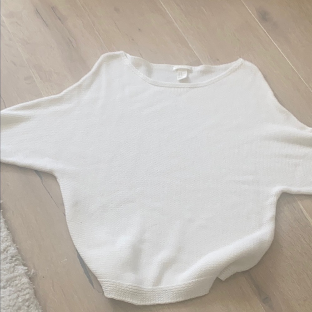 White Knitted Top